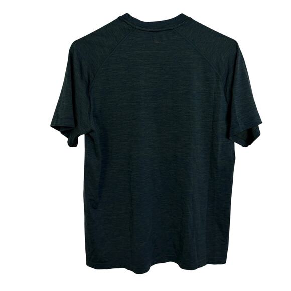 Rhone Performance Shirt Mens M? Green Short Sleeve Crew Workout Train Perforated - Picture 2 of 9